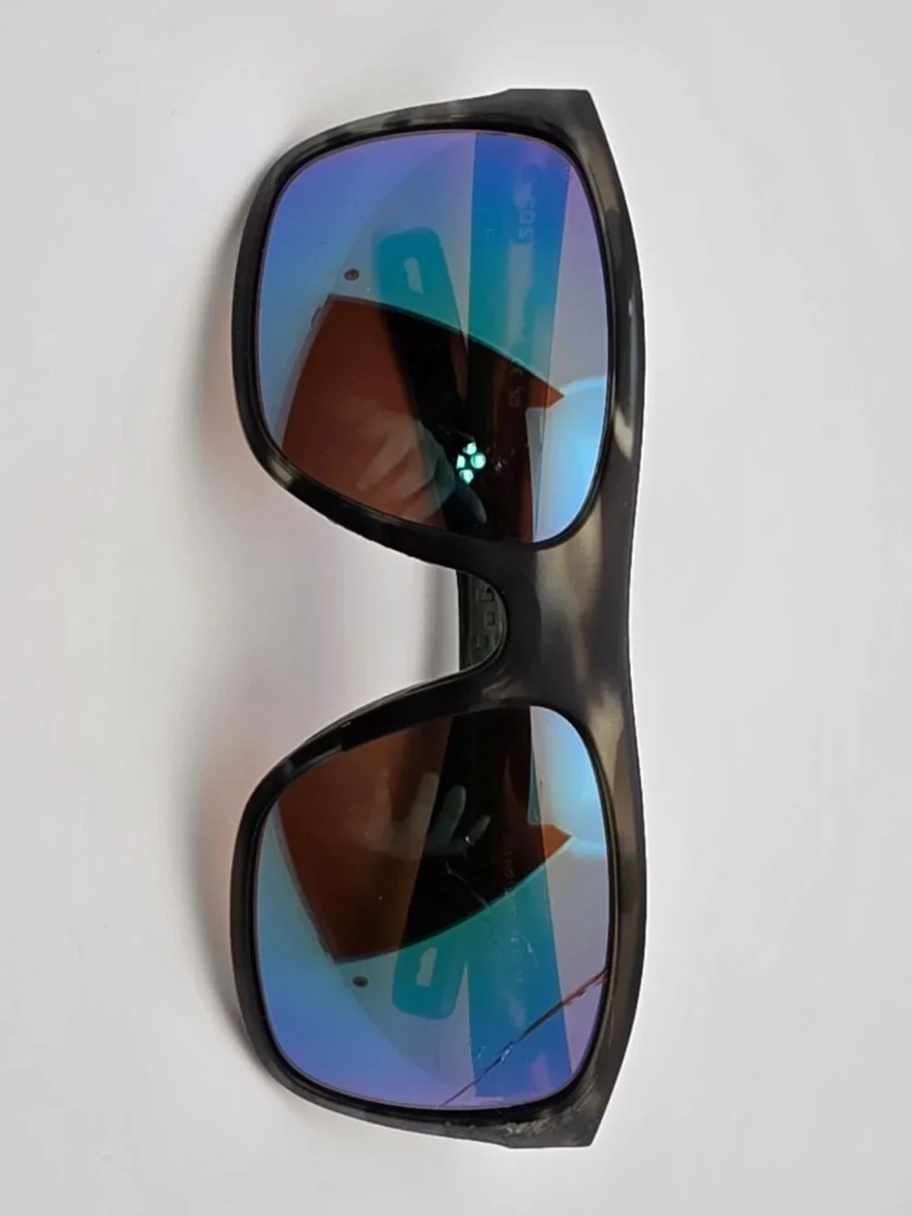 Costa Del Mar Broadbill Matte Reef Frame Polarized 580G Green Mirror Sunglasses